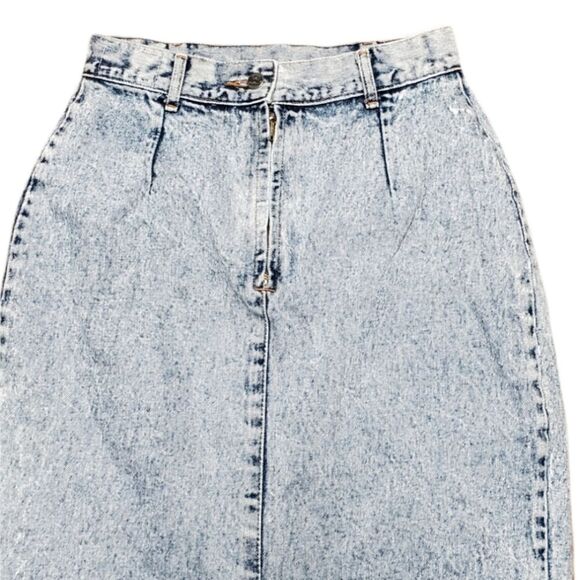 Women Vintage 1980s stone Wash Jeweled No Problem High Waisted Pencil Je… - Picture 2 of 9